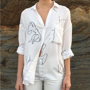 Paloma Wool Leandra Shirt Button Down Nude Women